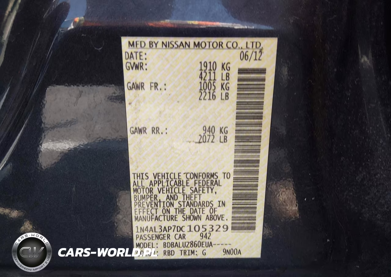 2013 Nissan Altima 2.5 Sv VIN:1N4AL3AP7DC105329 - 9