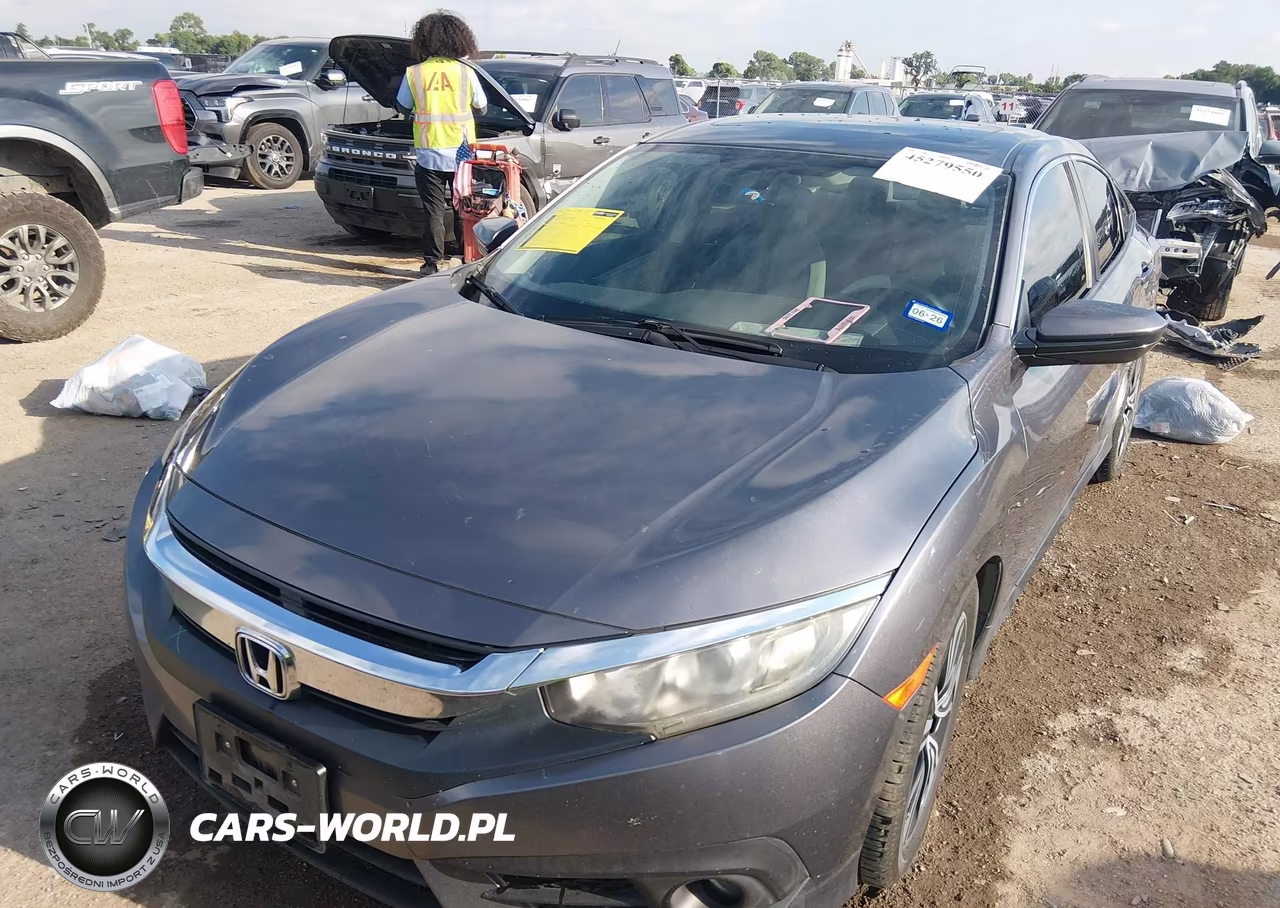 2017 Honda Civic Ex-T VIN:19XFC1F35HE011491 - 2