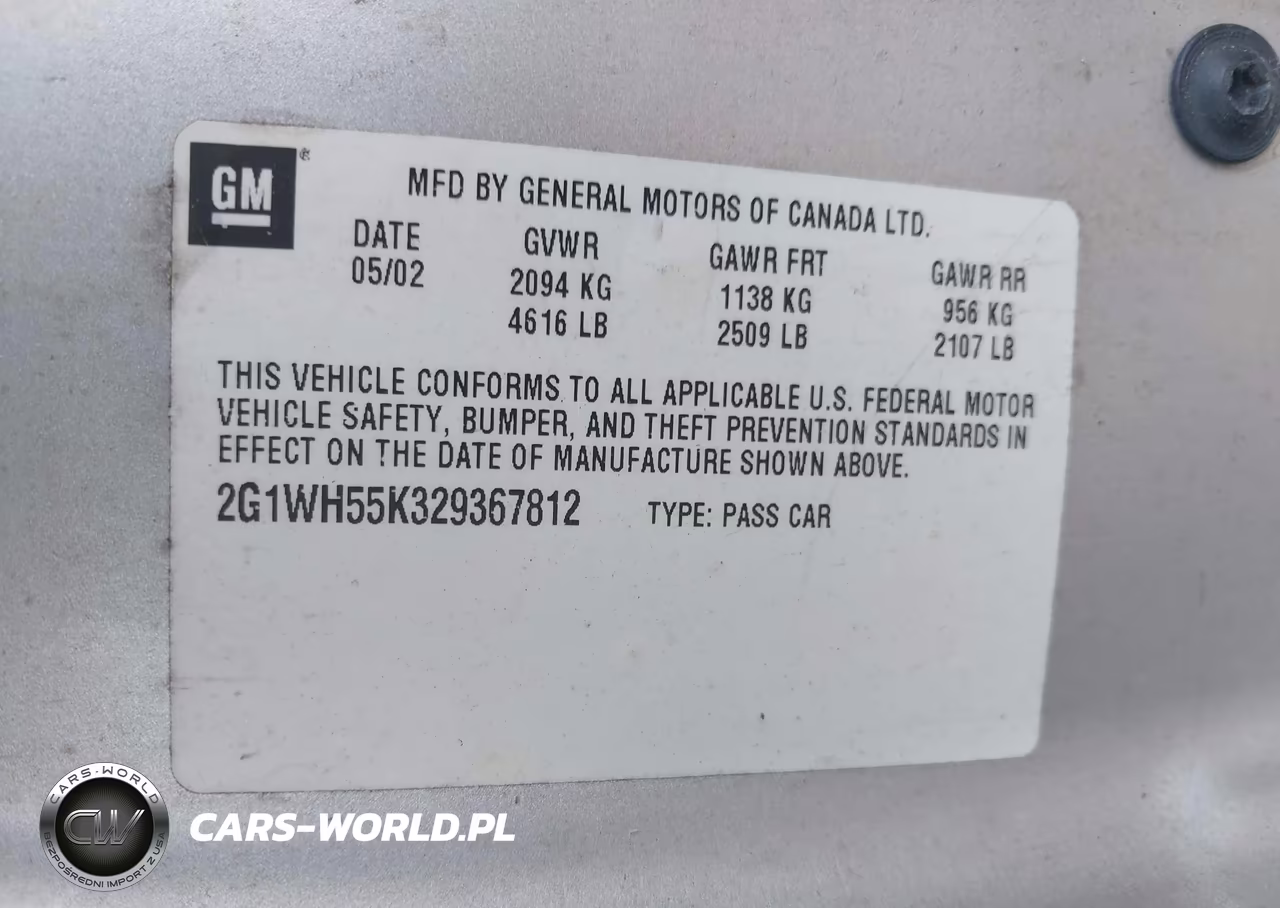 2002 Chevrolet Impala Ls VIN:2G1WH55K329367812 - 9