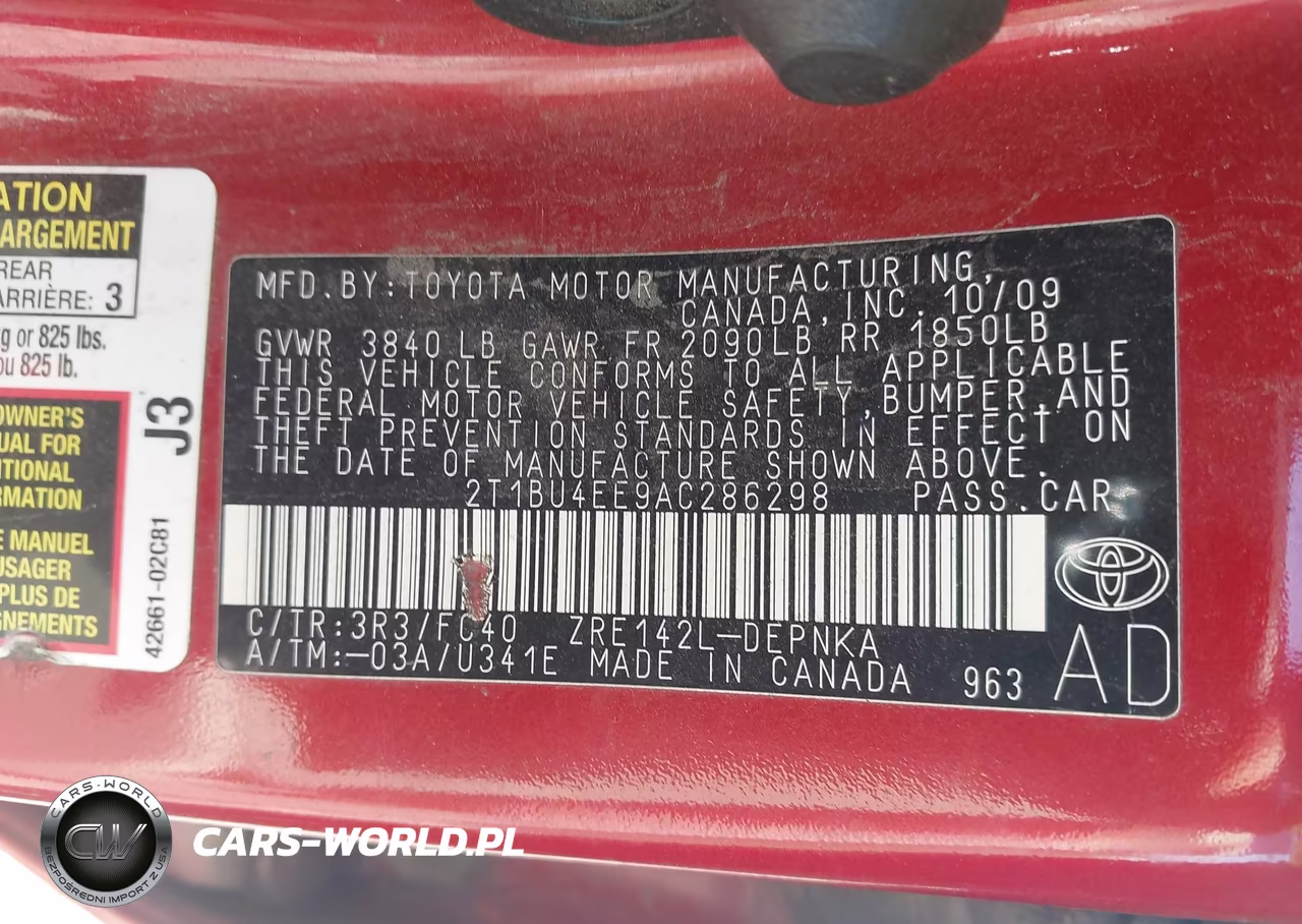 2010 Toyota Corolla Xle VIN:2T1BU4EE9AC286298 - 9