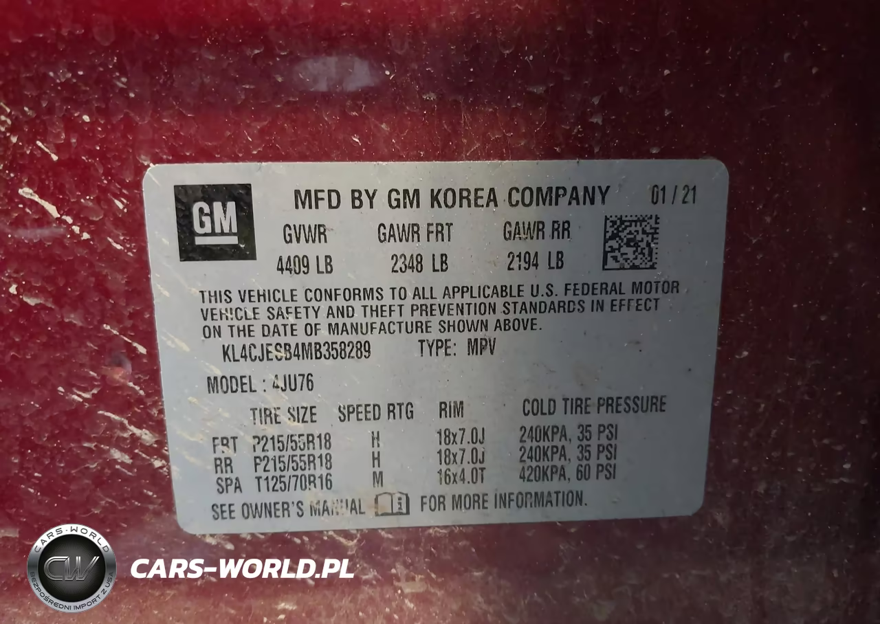 2021 Buick Encore Awd Preferred VIN:KL4CJESB4MB358289 - 9