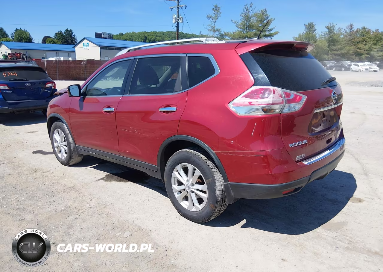 2015 Nissan Rogue Sv VIN:KNMAT2MV4FP509134 - 3