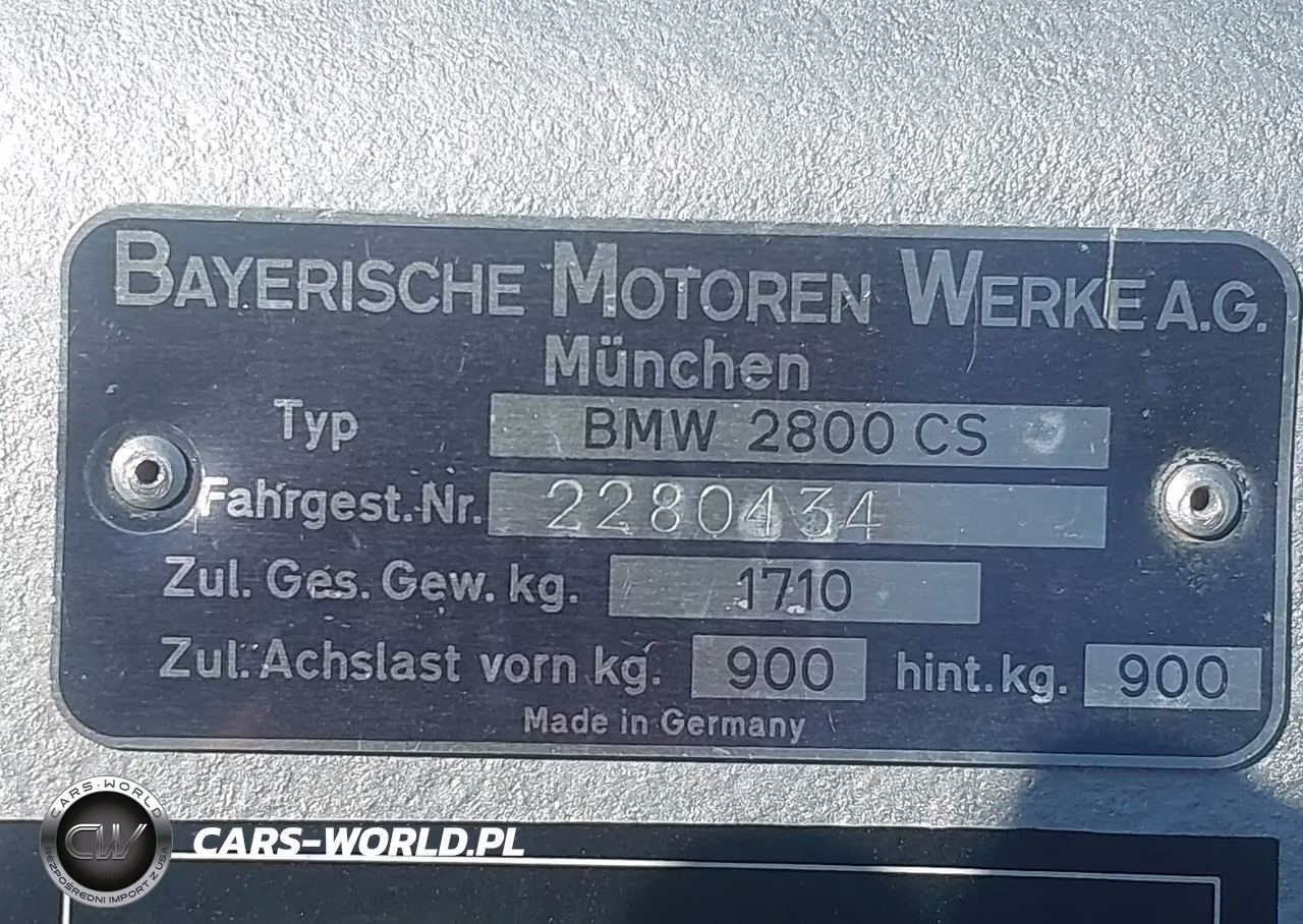 1971 BMW Other VIN:00000000002280434 - 9