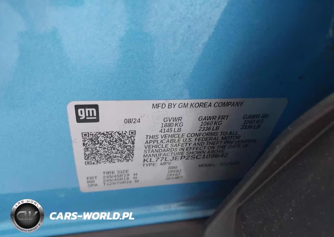 2025 Chevrolet Trax Fwd 2Rs VIN:KL77LJEP2SC109642 - 9