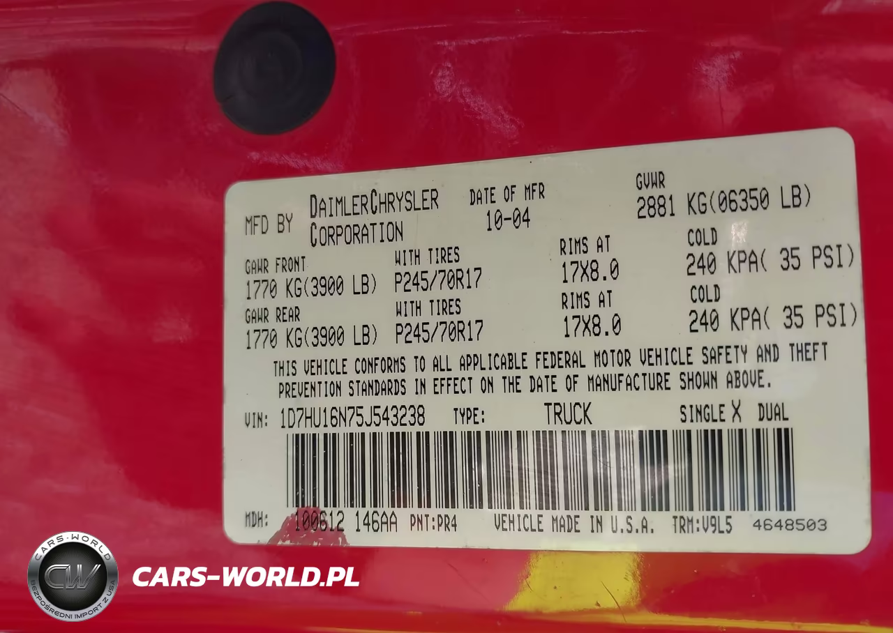 2005 Dodge Ram 1500 Slt-Laramie VIN:1D7HU16N75J543238 - 9