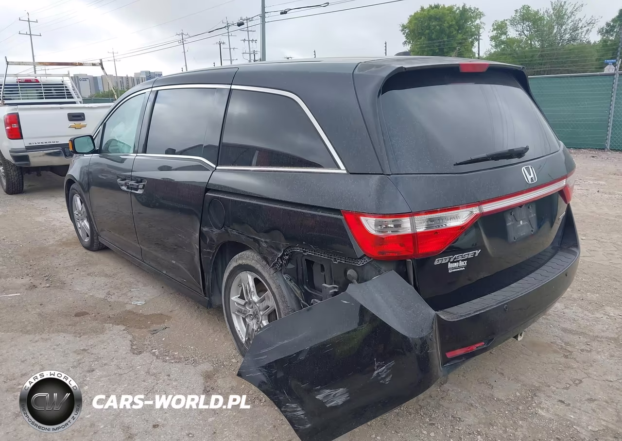 2012 Honda Odyssey Touring-Touring Elite VIN:5FNRL5H91CB127280 - 3