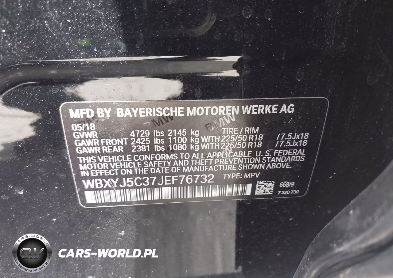 2018 BMW X2 xDrive28I VIN:WBXYJ5C37JEF76732 - 9