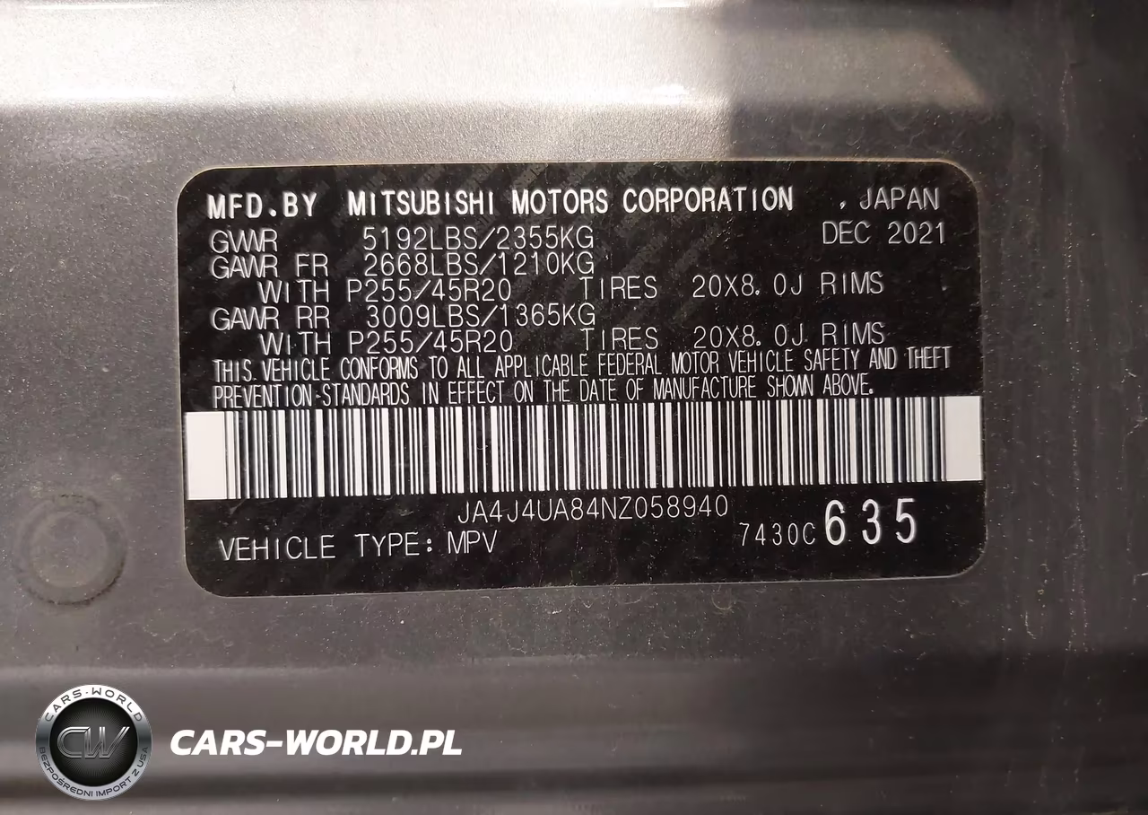 2022 Mitsubishi Outlander Black Edition S-Awc VIN:JA4J4UA84NZ058940 - 9