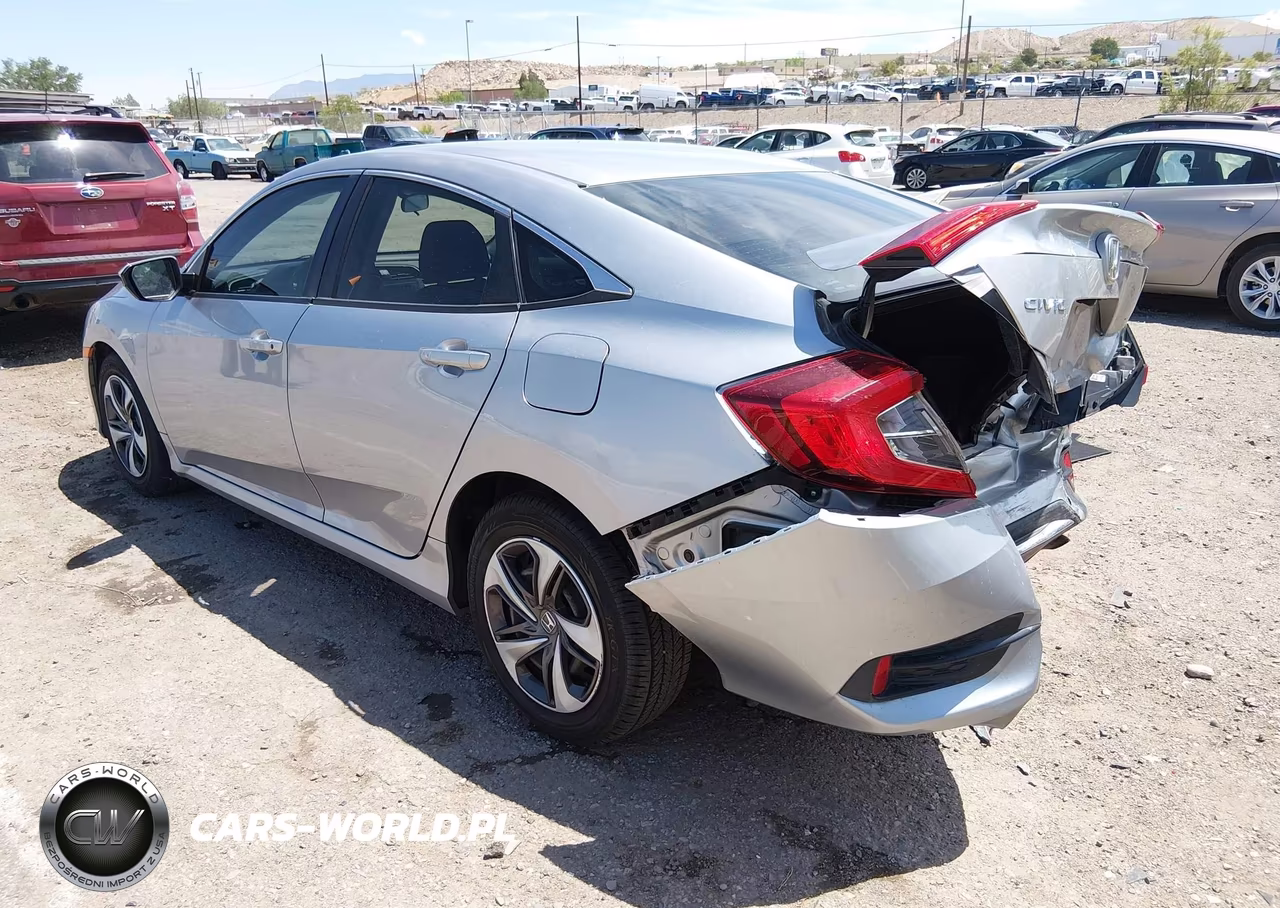 2020 Honda Civic Lx VIN:19XFC2F62LE209566 - 3