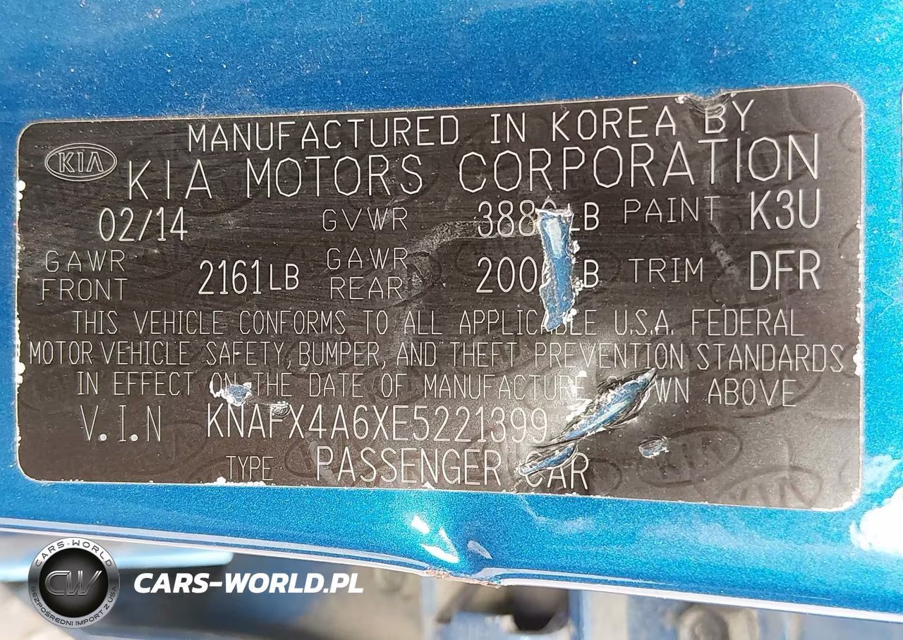 2014 Kia Forte Lx VIN:KNAFX4A6XE5221399 - 9