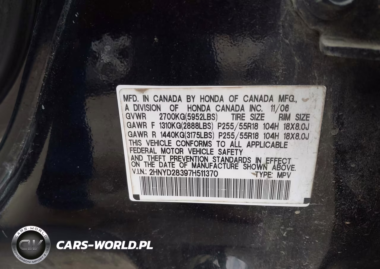 2007 Acura Mdx Technology Package VIN:2HNYD28397H511370 - 9