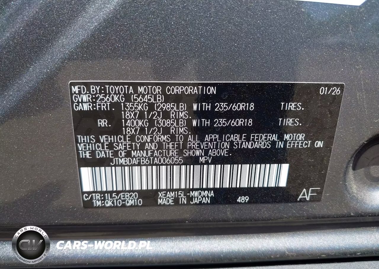 2026 Toyota Bz Xle VIN:JTMBDAFB6TA006055 - 9