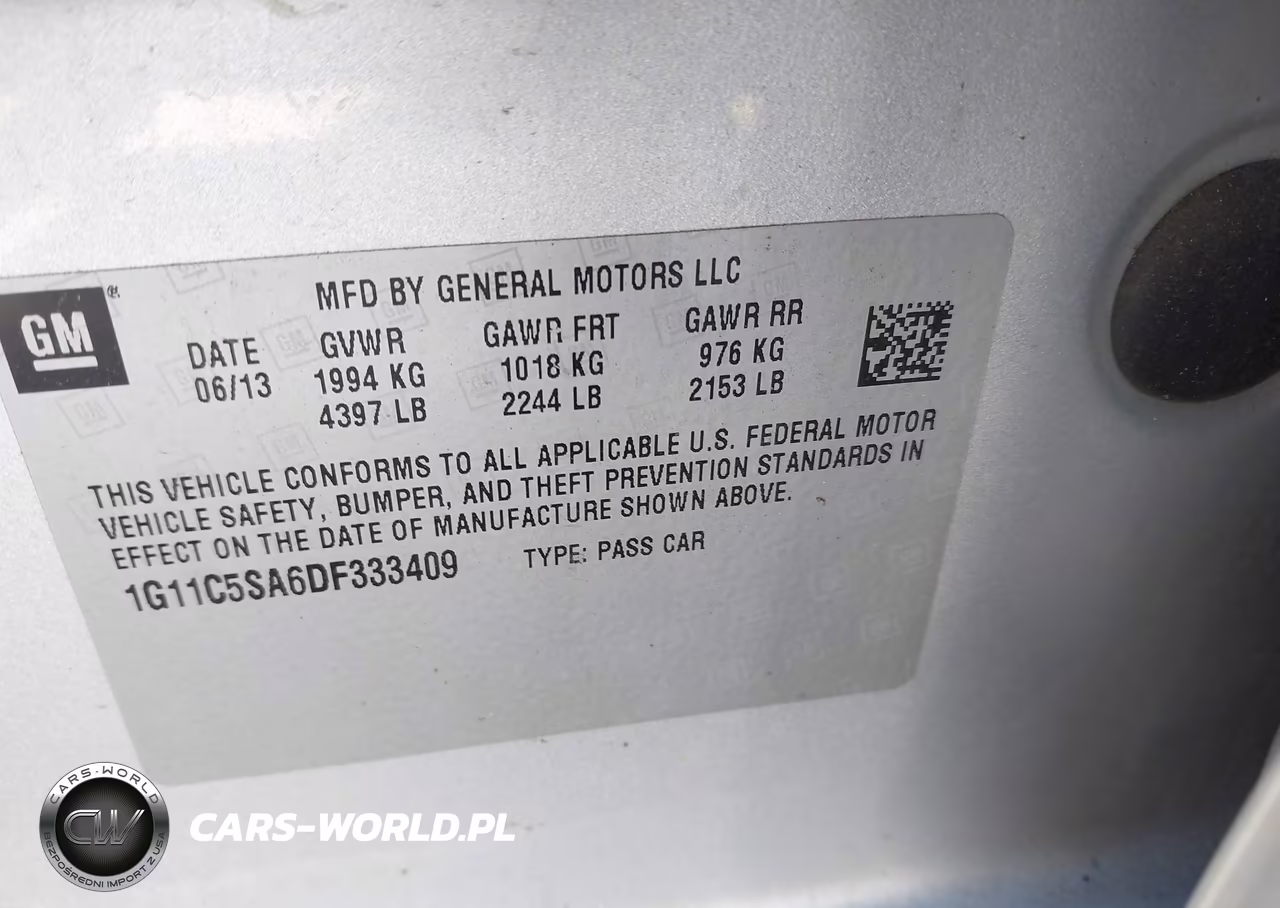2013 Chevrolet Malibu 1Lt VIN:1G11C5SA6DF333409 - 9