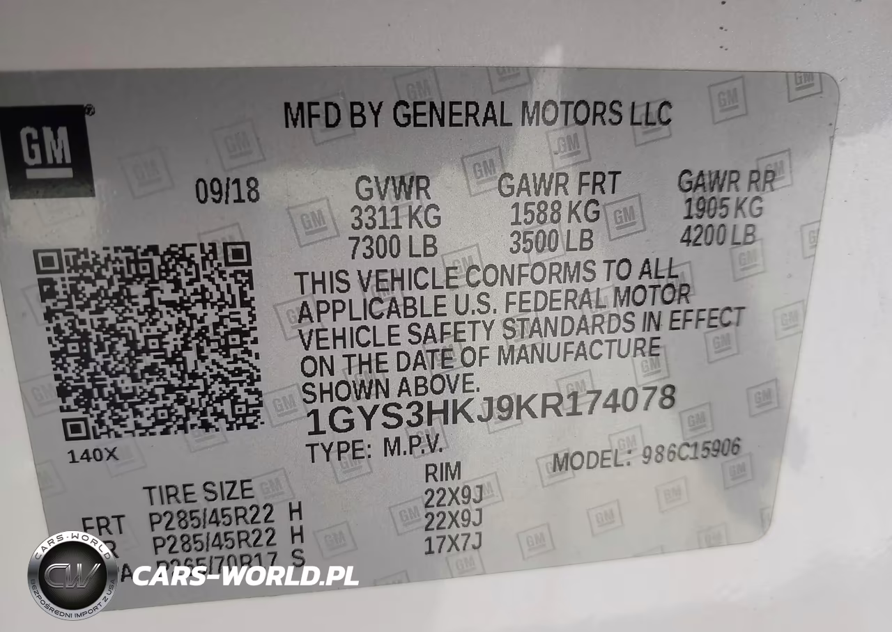 2019 Cadillac Escalade Esv Luxury VIN:1GYS3HKJ9KR174078 - 9