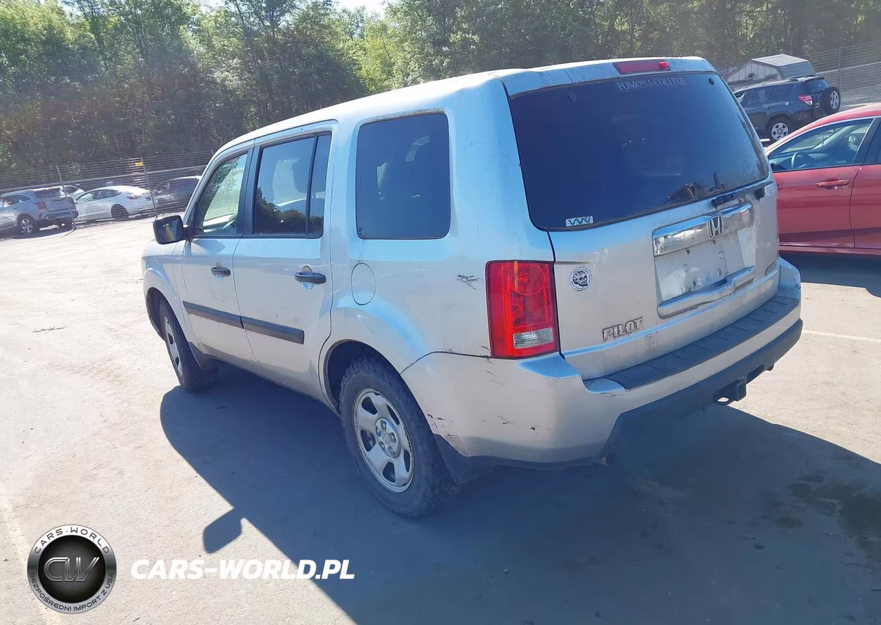 2009 Honda Pilot Lx VIN:5FNYF48229B051626 - 3