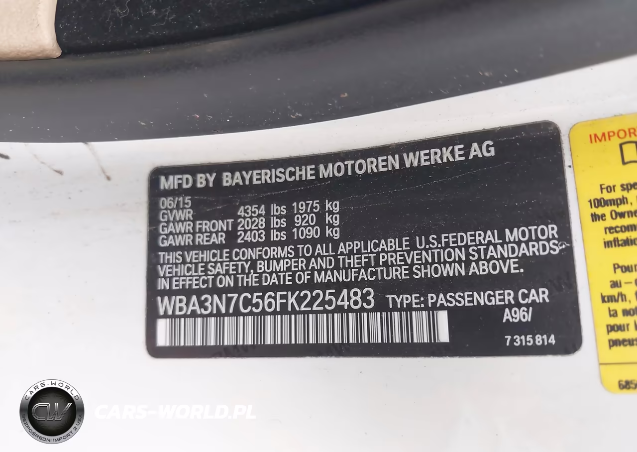 2015 BMW 428I VIN:WBA3N7C56FK225483 - 9