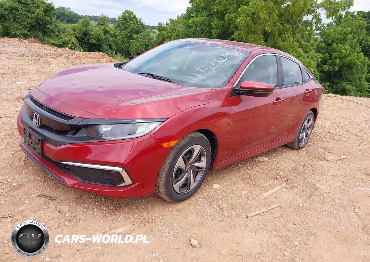 2019 Honda Civic Lx VIN:19XFC2F66KE028257 - 2