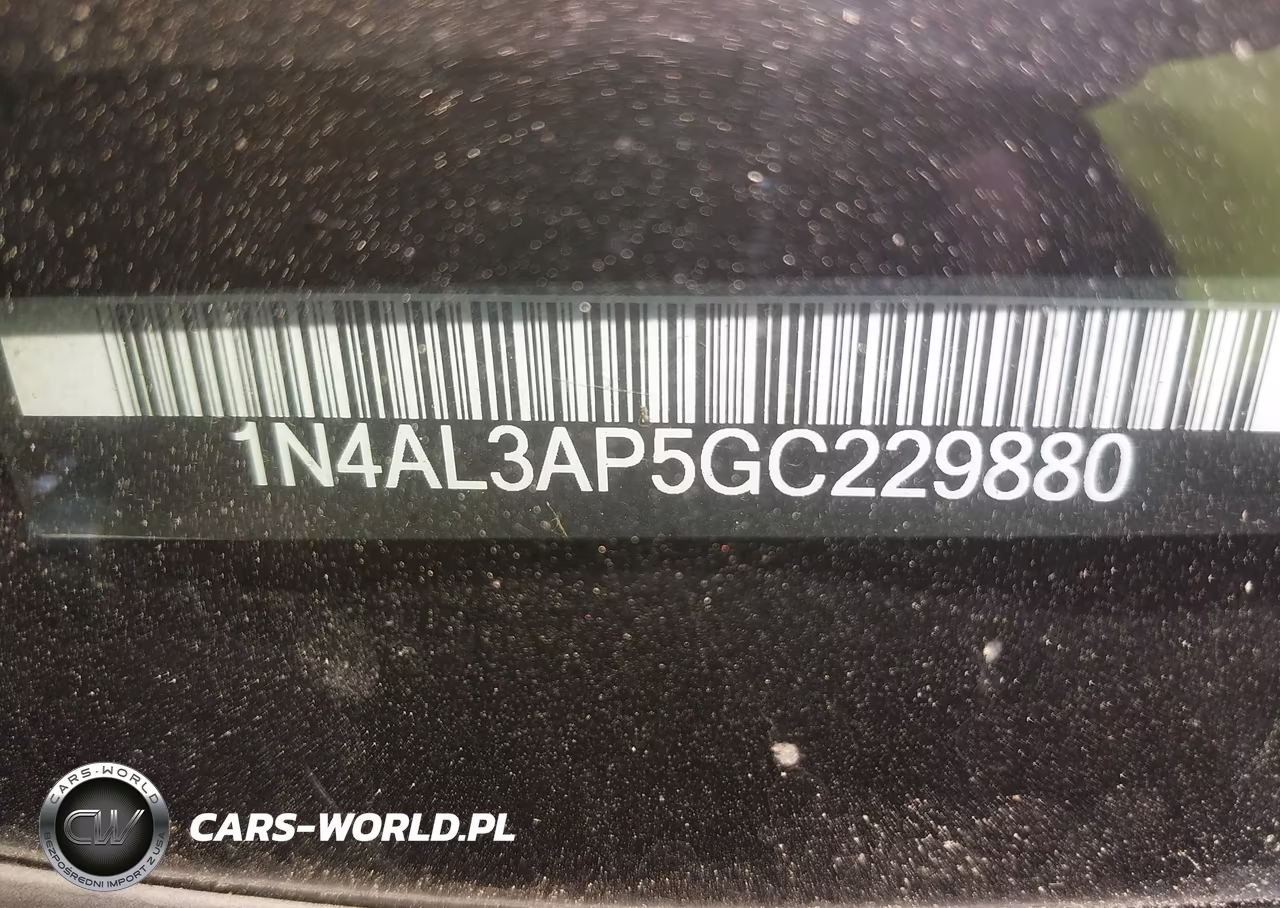2016 Nissan Altima 2.5-2.5 S-2.5 Sl-2.5 Sr-2.5 Sv VIN:1N4AL3AP5GC229880 - 9