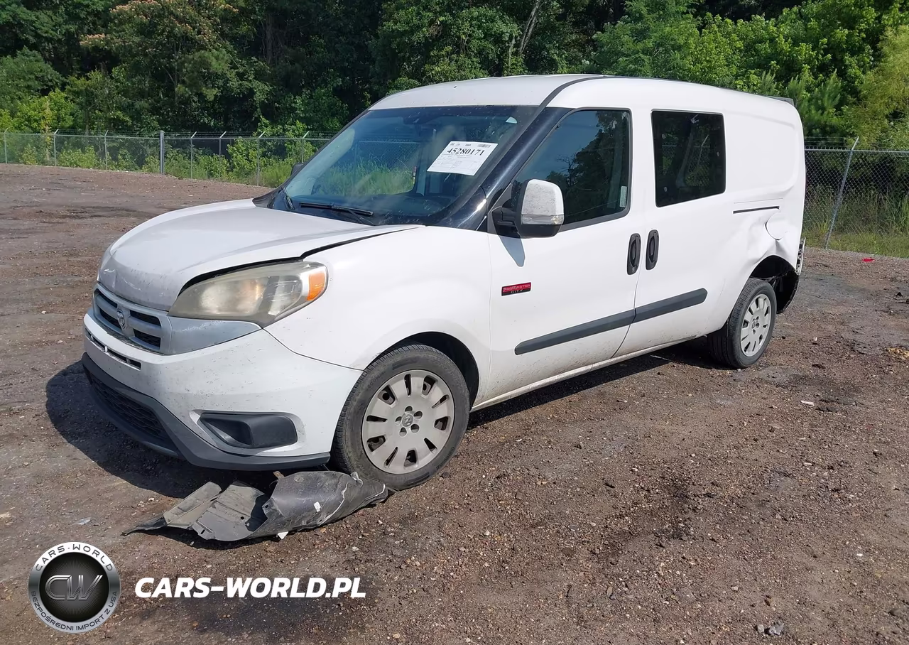 2017 Ram Promaster City Tradesman Slt VIN:ZFBERFBB6H6E53289 - 2