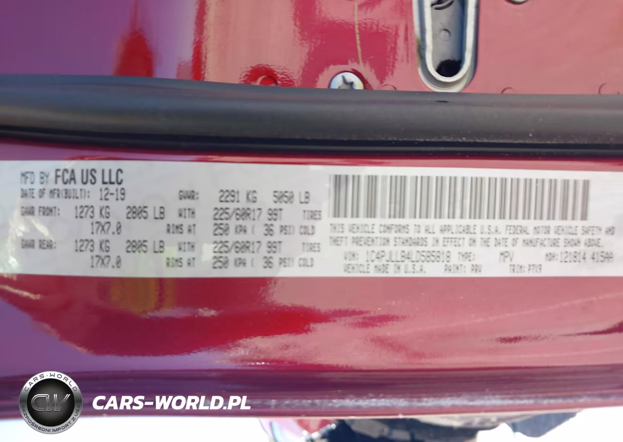 2020 Jeep Cherokee Latitude Plus Fwd VIN:1C4PJLLB4LD585818 - 9