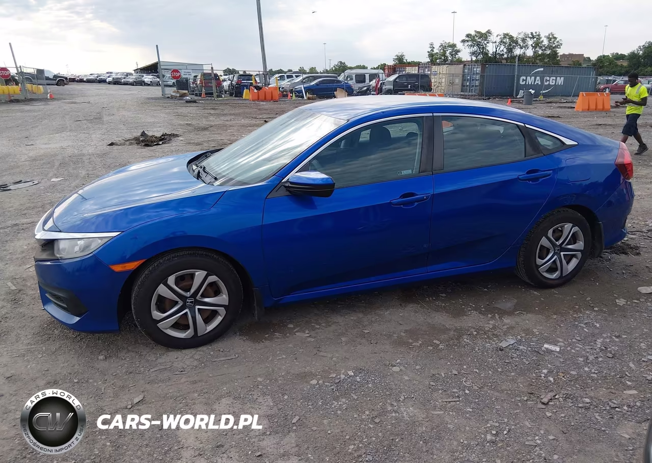 2018 Honda Civic Lx VIN:19XFC2F58JE035037 - 2