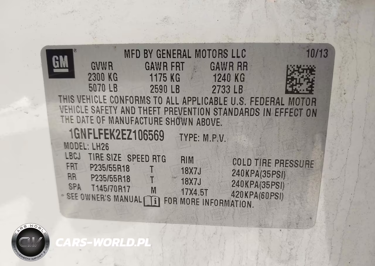 2014 Chevrolet Equinox 1Lt VIN:1GNFLFEK2EZ106569 - 9
