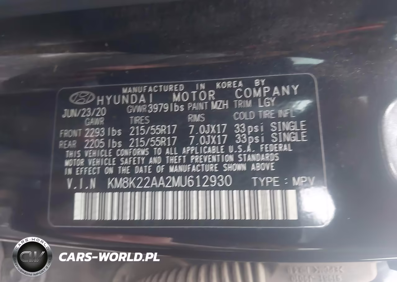 2021 Hyundai Kona Sel VIN:KM8K22AA2MU612930 - 9