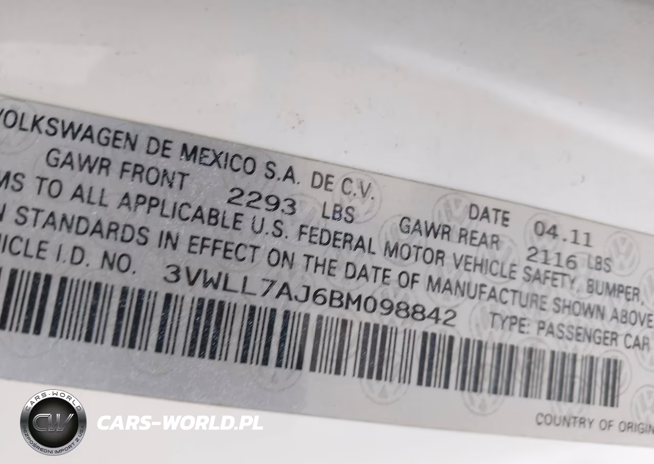 2011 Volkswagen Jetta 2.0L Tdi VIN:3VWLL7AJ6BM098842 - 9