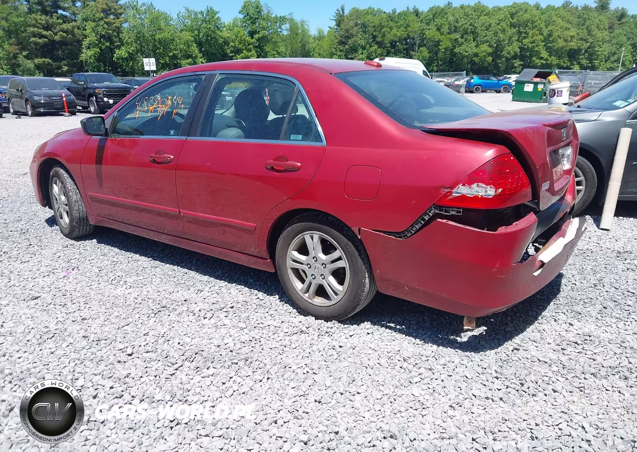 2007 Honda Accord 2.4 Ex VIN:1HGCM568X7A220957 - 3