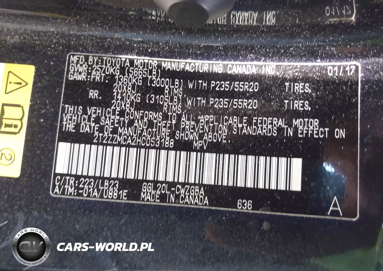 2017 Lexus Rx 350 VIN:2T2ZZMCA2HC053188 - 9