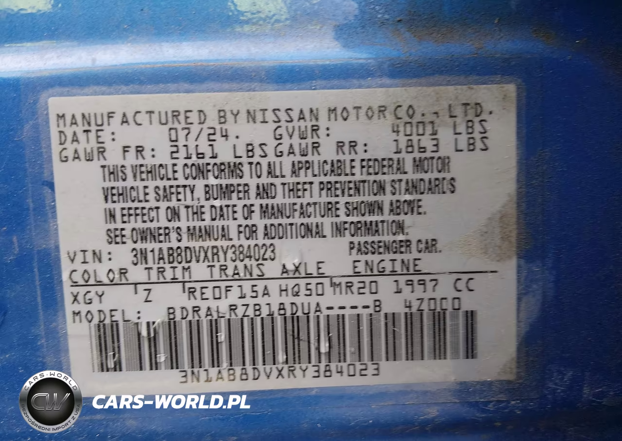 2024 Nissan Sentra Sr Xtronic Cvt VIN:3N1AB8DVXRY384023 - 9
