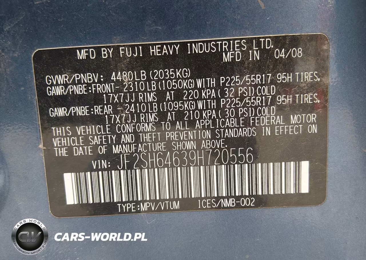 2009 Subaru Forester 2.5X Limited VIN:JF2SH64639H720556 - 9