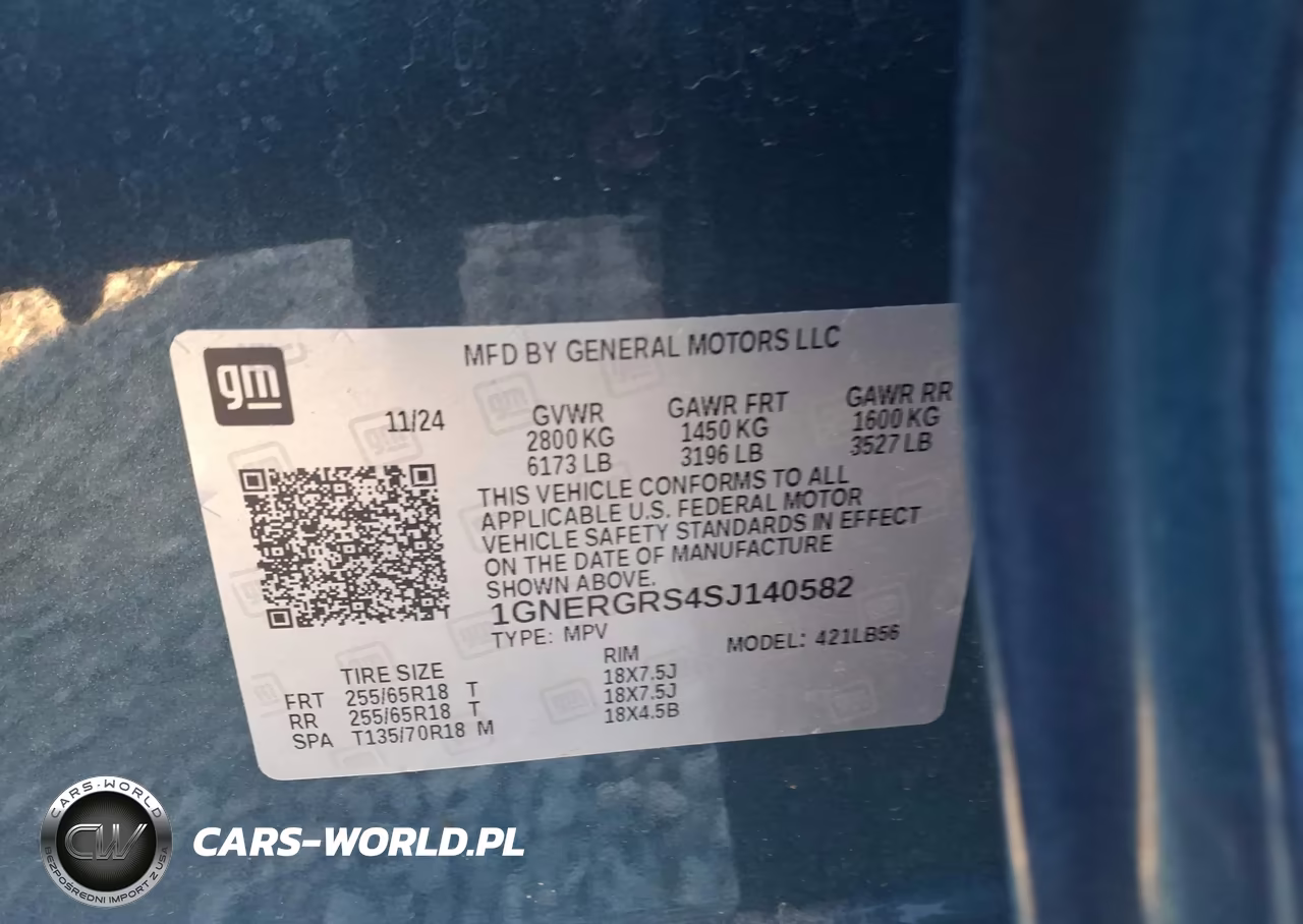 2025 Chevrolet Traverse Fwd Lt VIN:1GNERGRS4SJ140582 - 9