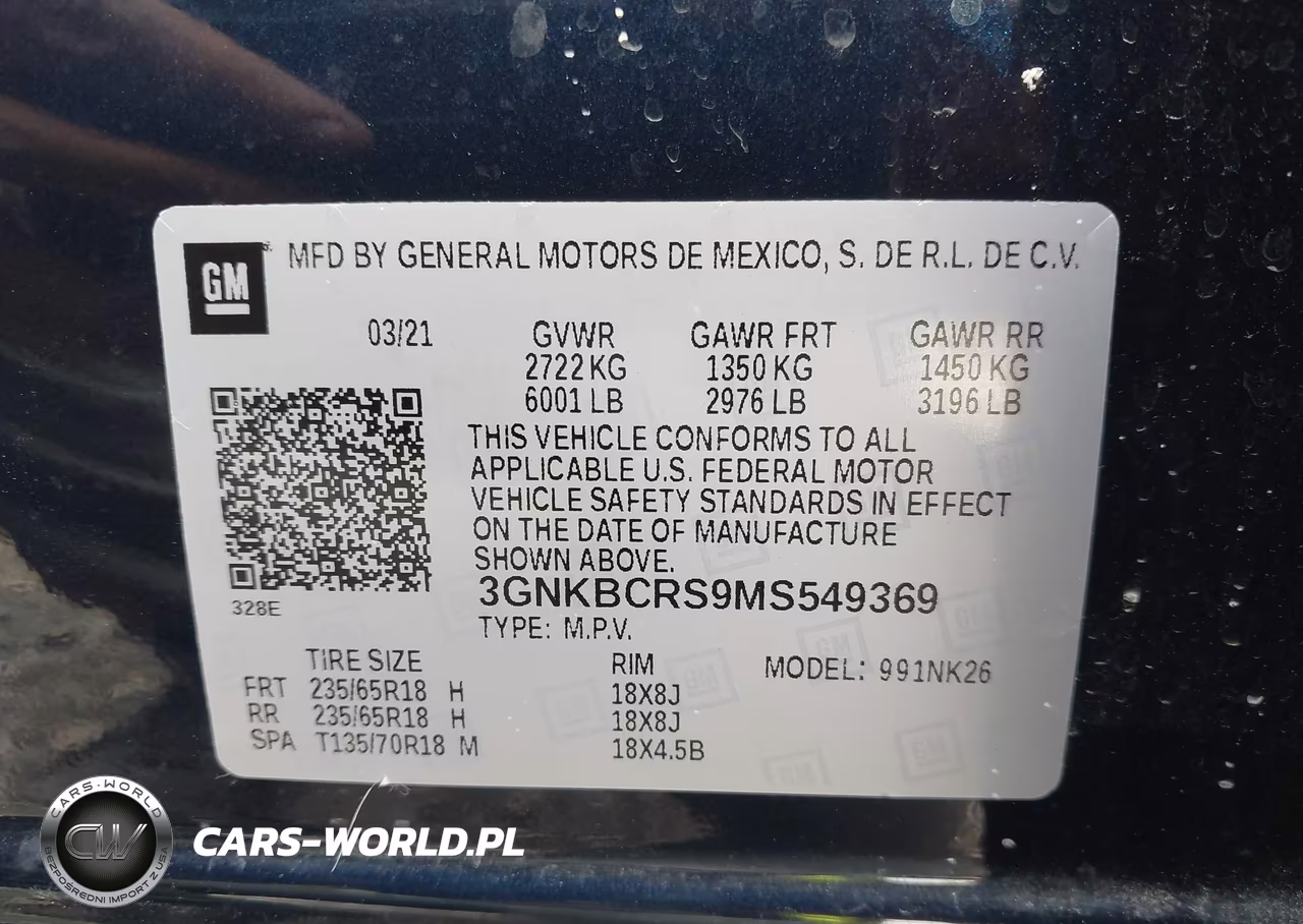 2021 Chevrolet Blazer Fwd 2Lt VIN:3GNKBCRS9MS549369 - 9