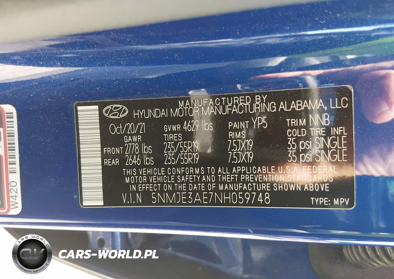 2022 Hyundai Tucson Limited VIN:5NMJE3AE7NH059748 - 9