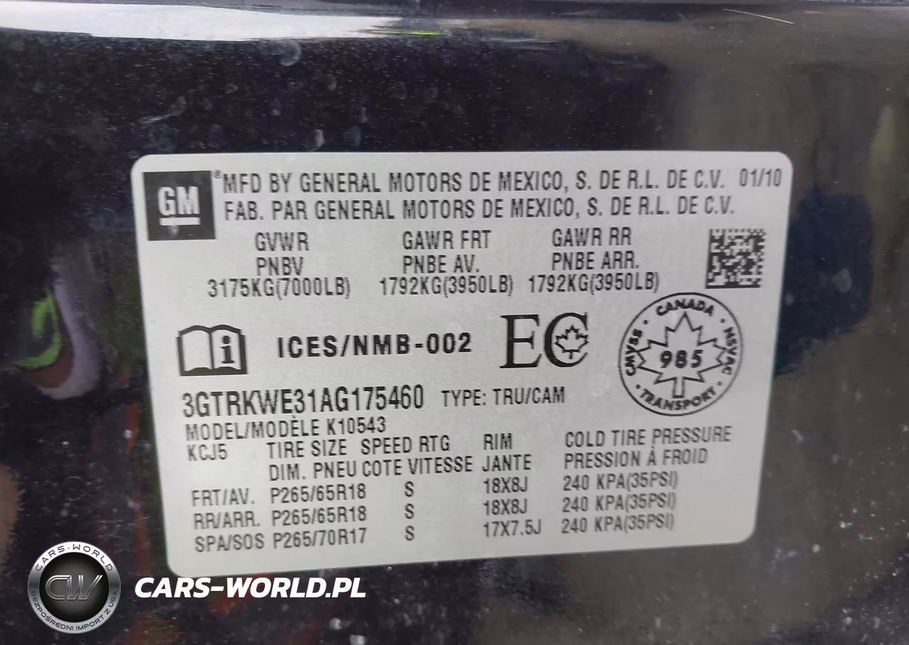 2010 GMC Sierra 1500 Slt VIN:3GTRKWE31AG175460 - 9