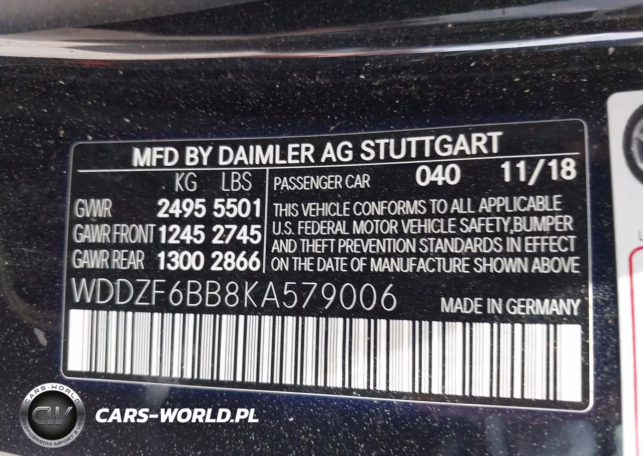 2019 Mercedes-Benz Amg E 53 4Matic VIN:WDDZF6BB8KA579006 - 9