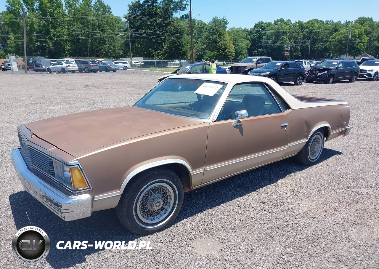 1981 Chevrolet El Camino VIN:1GCCW80KXBD485383 - 2