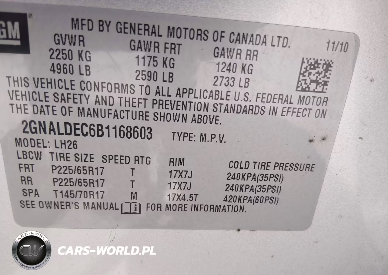 2011 Chevrolet Equinox 1Lt VIN:2GNALDEC6B1168603 - 9