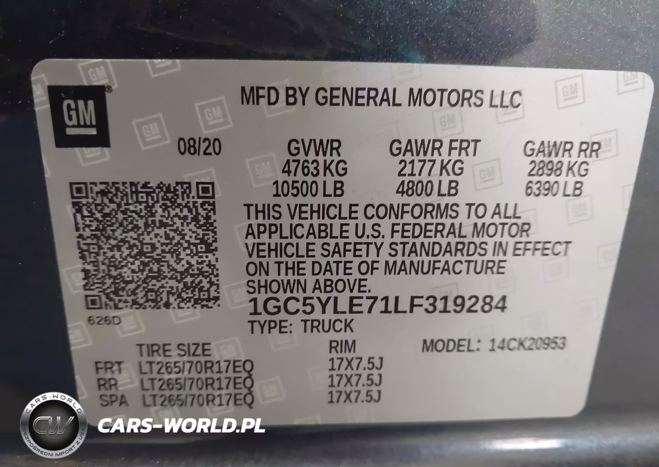 2020 Chevrolet Silverado 2500Hd 4Wd Long Bed Wt VIN:1GC5YLE71LF319284 - 9