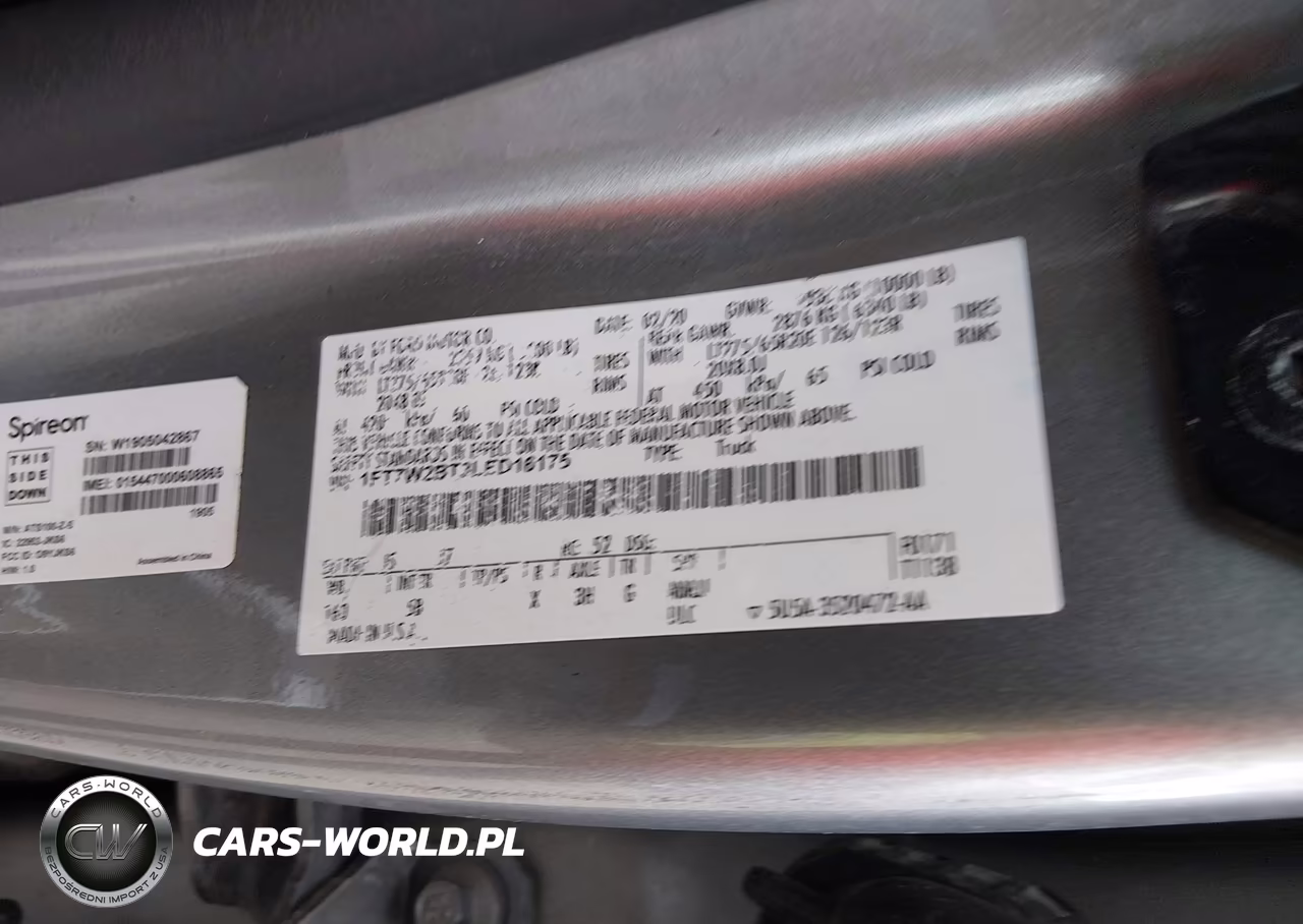 2020 Ford F-250 Lariat VIN:1FT7W2BT3LED16175 - 9
