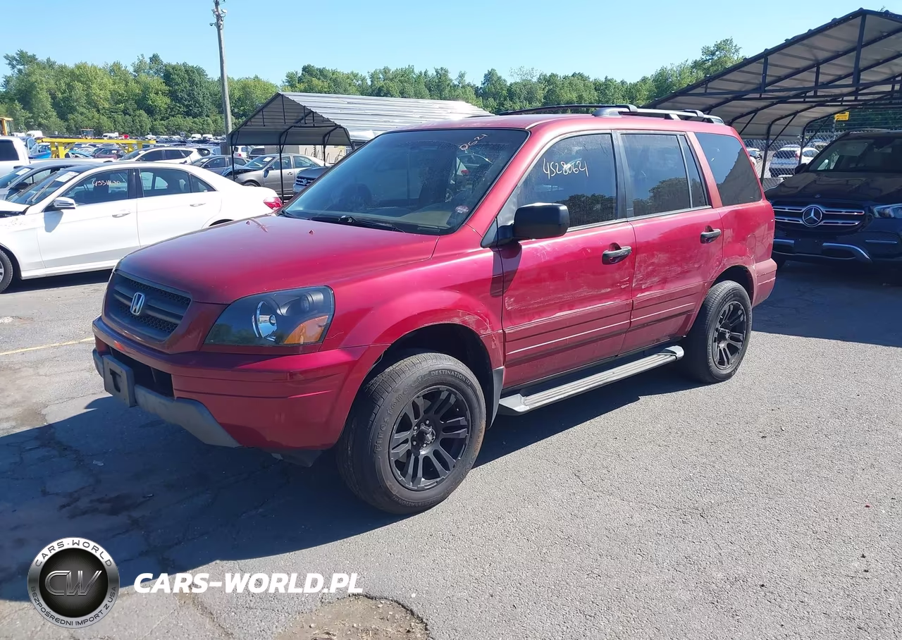 2004 Honda Pilot Ex-L VIN:2HKYF18504H580513 - 2