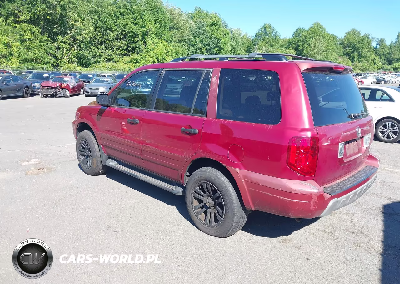 2004 Honda Pilot Ex-L VIN:2HKYF18504H580513 - 3