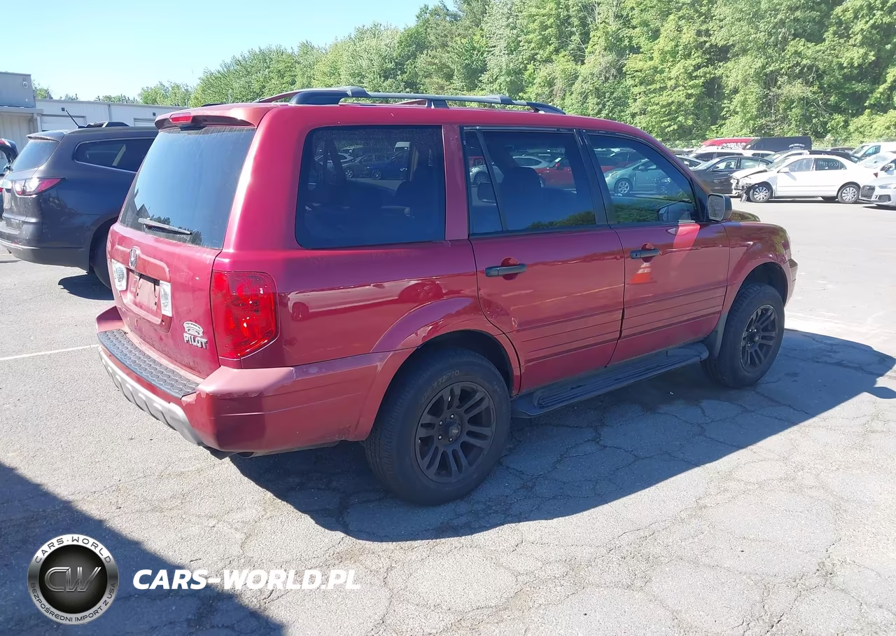 2004 Honda Pilot Ex-L VIN:2HKYF18504H580513 - 4