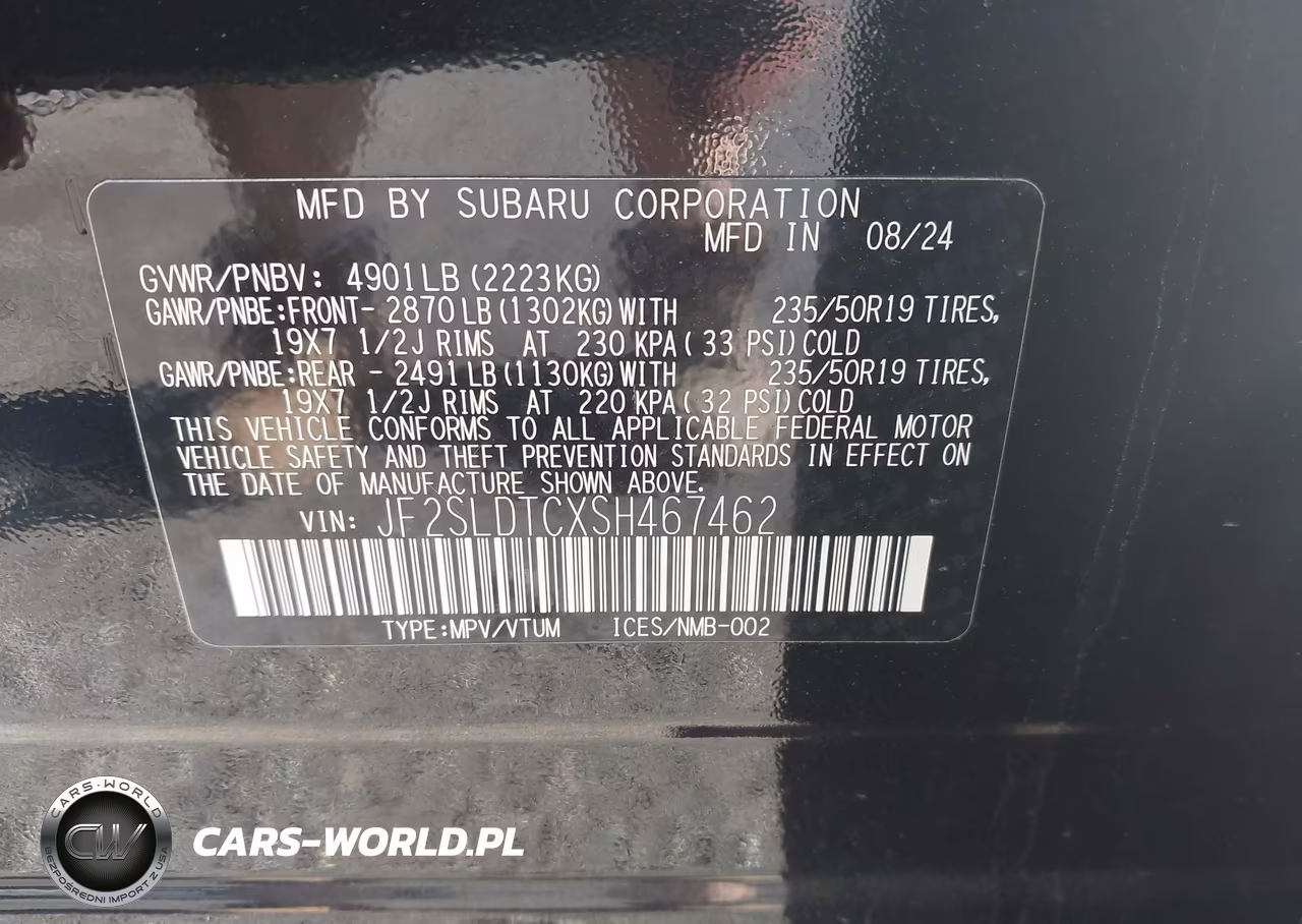 2025 Subaru Forester Touring VIN:JF2SLDTCXSH467462 - 9