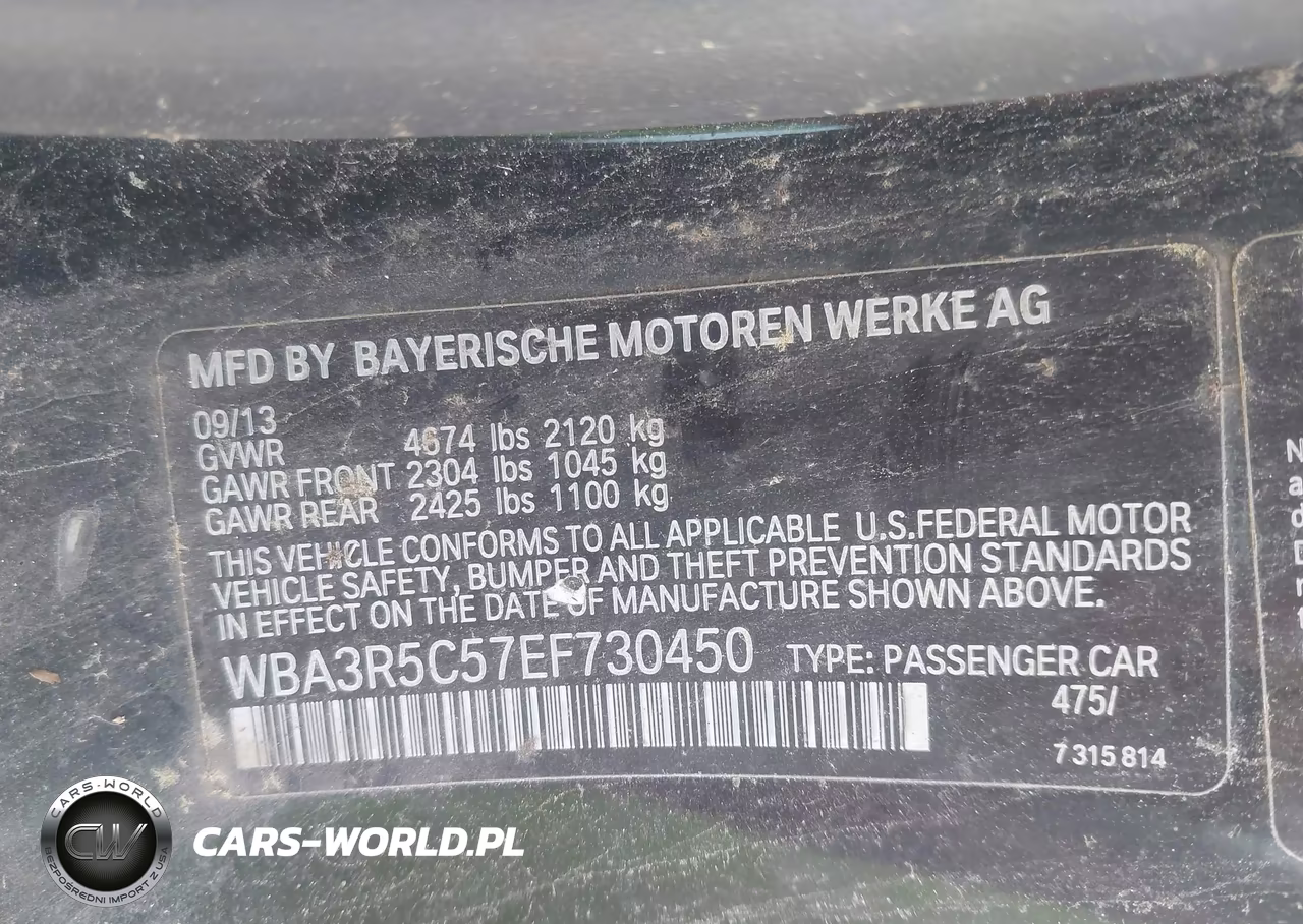 2014 BMW 435I xDrive VIN:WBA3R5C57EF730450 - 8