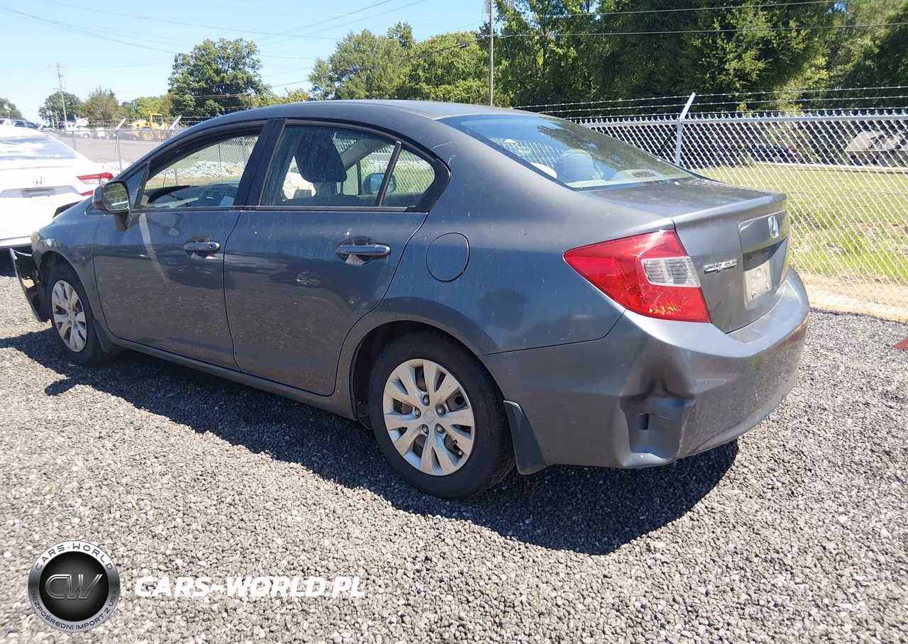 2012 Honda Civic Lx VIN:19XFB2F58CE007115 - 3