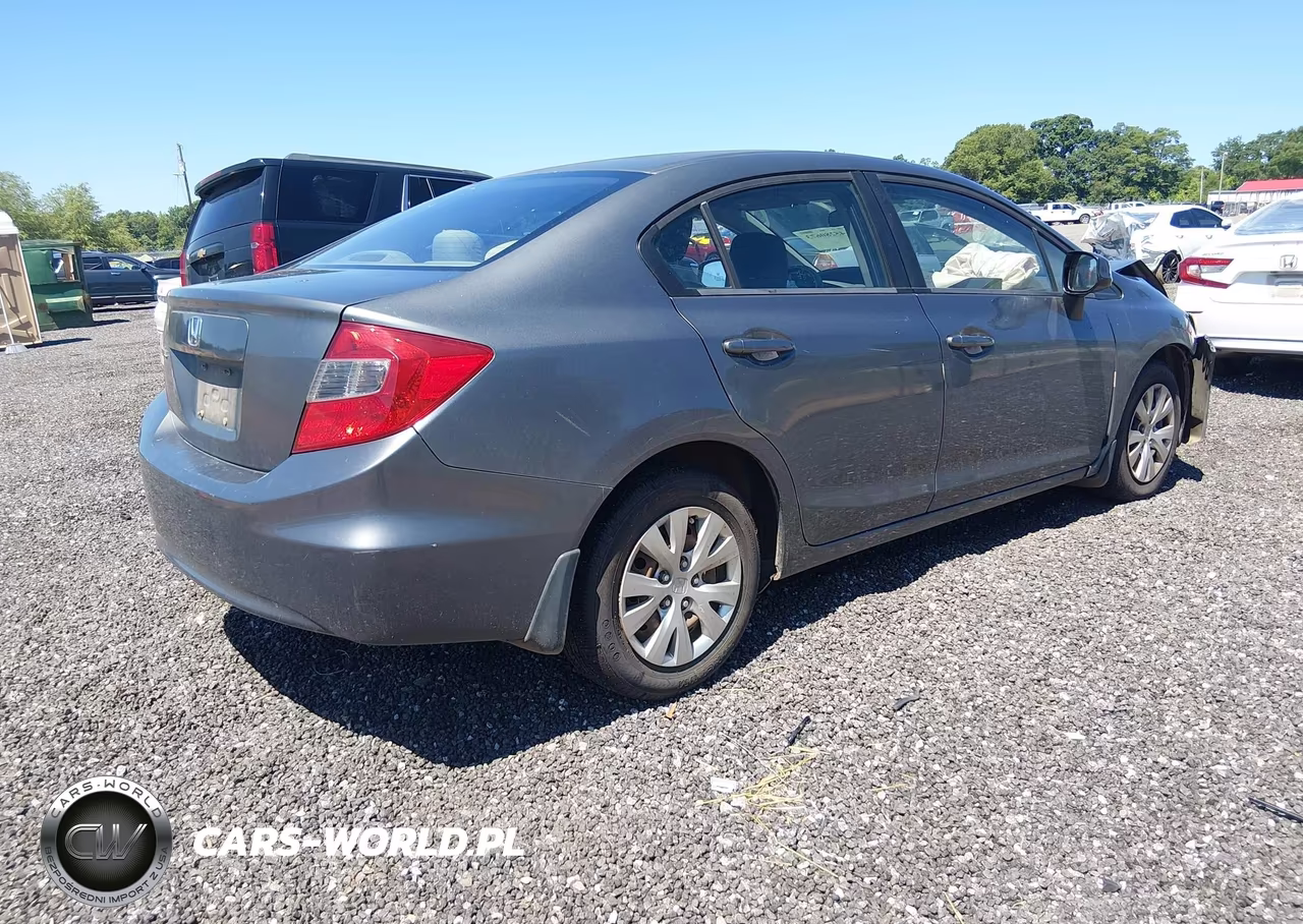 2012 Honda Civic Lx VIN:19XFB2F58CE007115 - 4