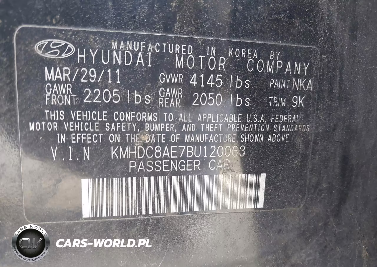 2011 Hyundai Elantra Touring Se VIN:KMHDC8AE7BU120063 - 9