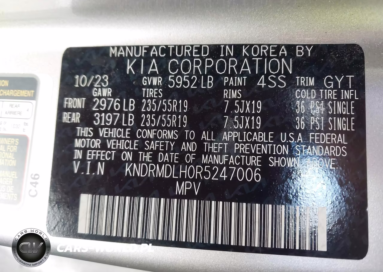 2024 Kia Sorento Plug-In Hybrid Sx Prestige VIN:KNDRMDLH0R5247006 - 9